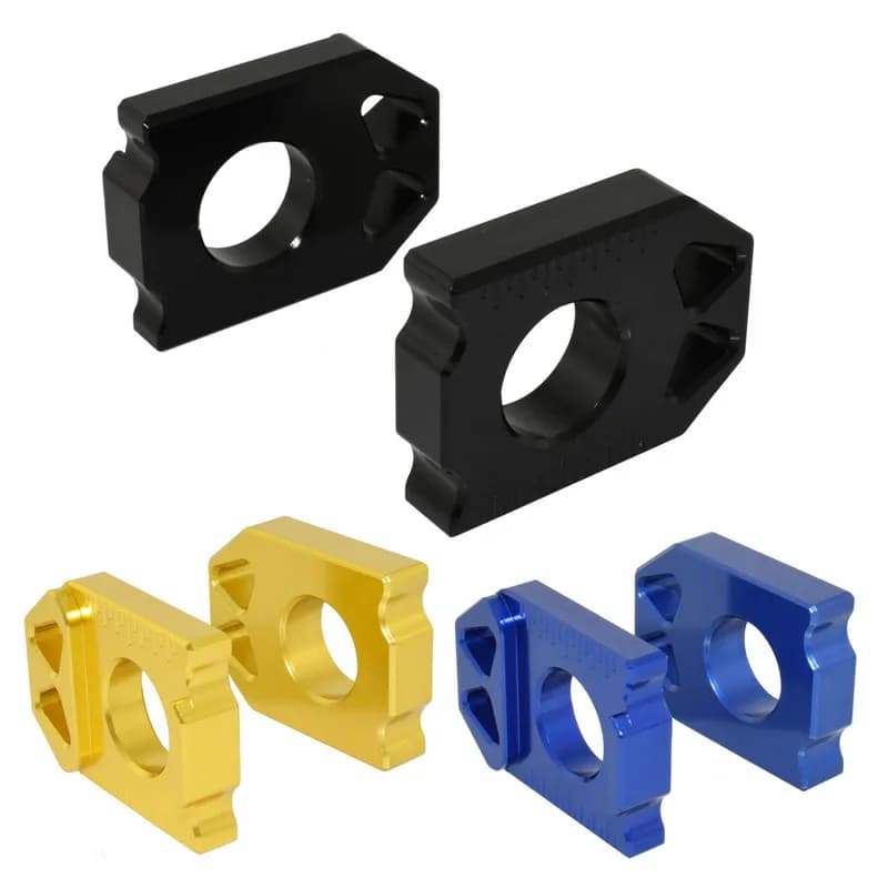 Bloc de chaîne de réglage de l'essieu arrière de moto, pour Suzuki DRZ400SM DR-Z 400 DRZ 400SM 2005 – 2020