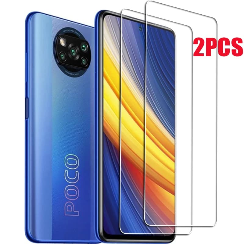 Pour Xiaomi Poco X3 Pro NFC verre trempé protection sur PocoX3 X3Pro 6.67 pouces protecteur d'écran Film de couverture de téléphone