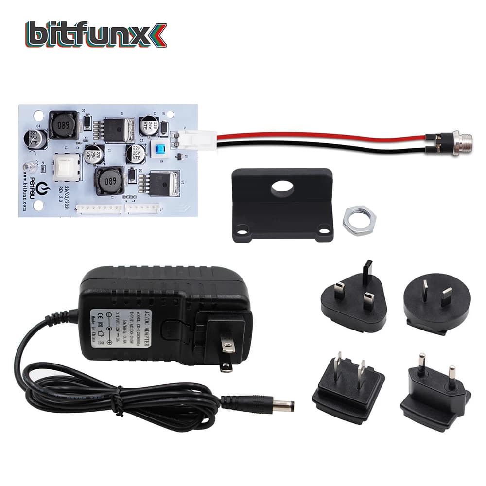 Bitfunx-Alimentation 12 Volts pour PS1 Playstation 1 Fat Console, Remplacement d'origine