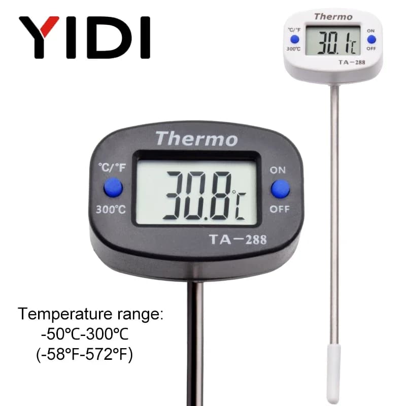 TA288 LCD thermomètre alimentaire numérique BBQ sonde thermomètre four lait eau huile cuisine cuisson température testeur compteur moniteur