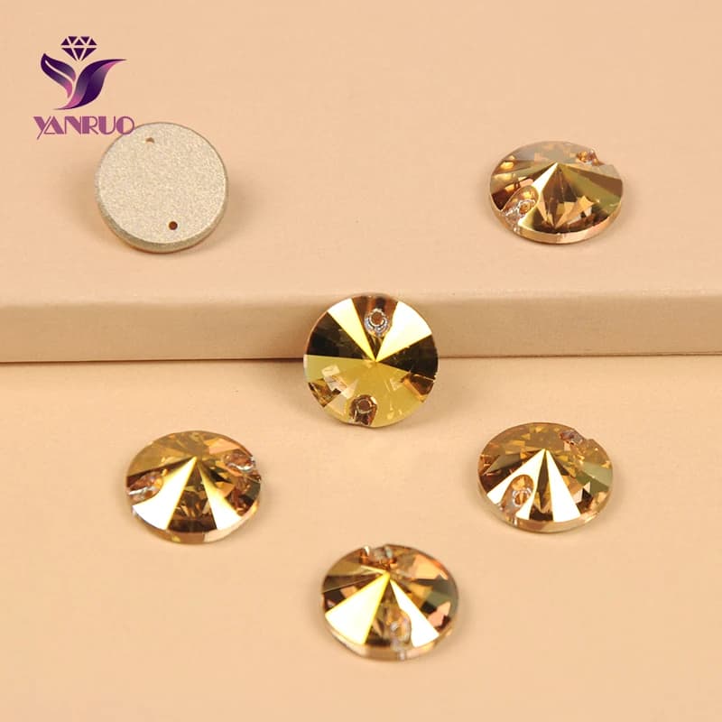 YANRUO-Phare D.lique Rivoli, Coudre sur Verre Strass, Charbon localité, Brcorporelle, Couture pour Vêtements de Maillot de Bain, 3200