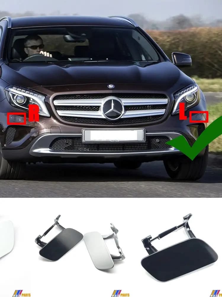 Couvercle de rondelle de phare adapté à gauche mercedes-benz classe GLA W156 X156 180 200 220 250 45amg