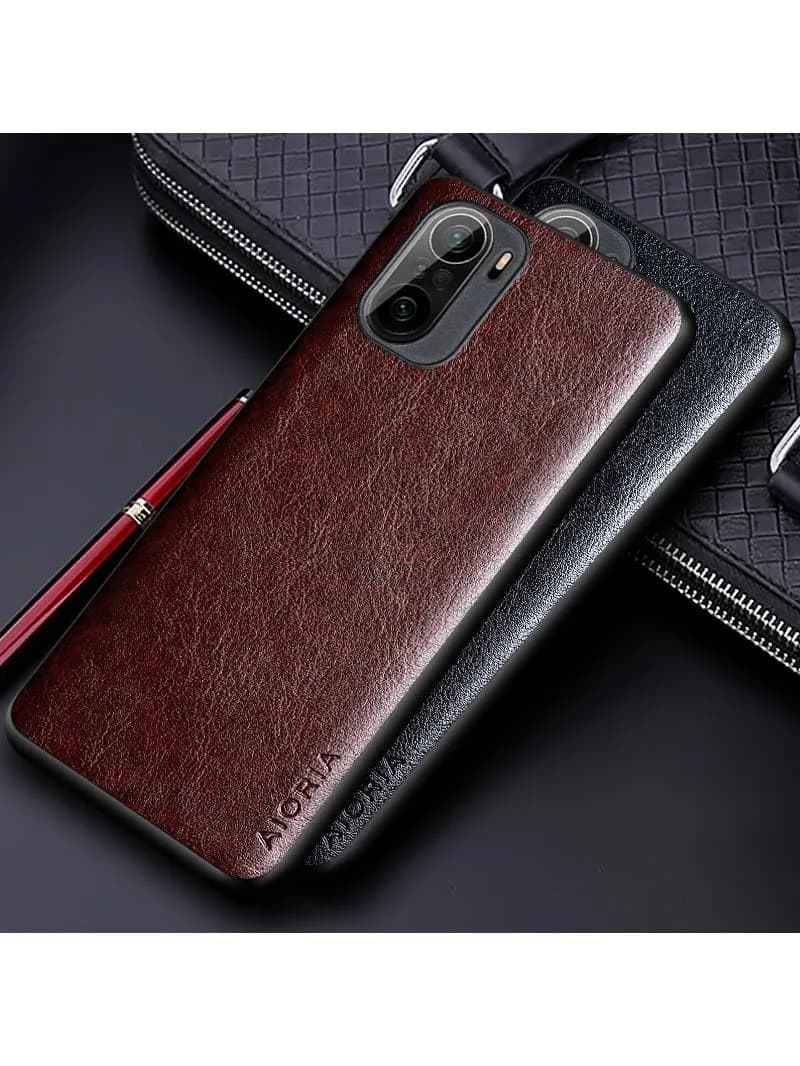 Étui en cuir PU de luxe pour Xiaomi Poco F3 coque avec couverture de téléphone Design de couleur unie d'affaires pour xiaomi poco f3 étui funda capa