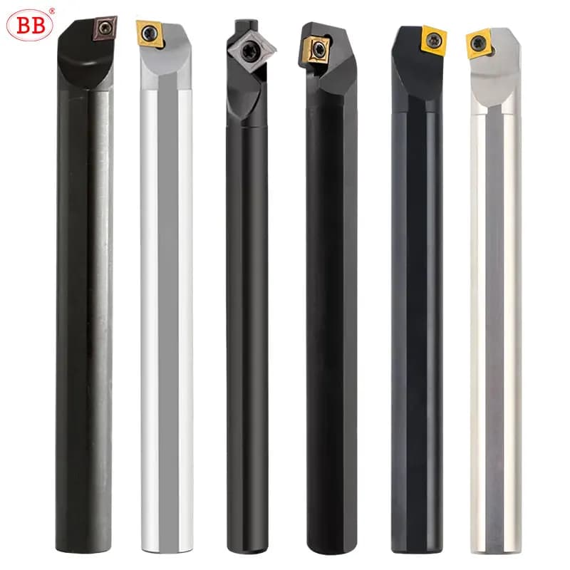 BB SCLCR SCKCR barre d'alésage de vis de tour S10K S12M 16Q tournant interne CCMT HSS C08K porte-outil en acier allié de carbure SCZCR SCWCR