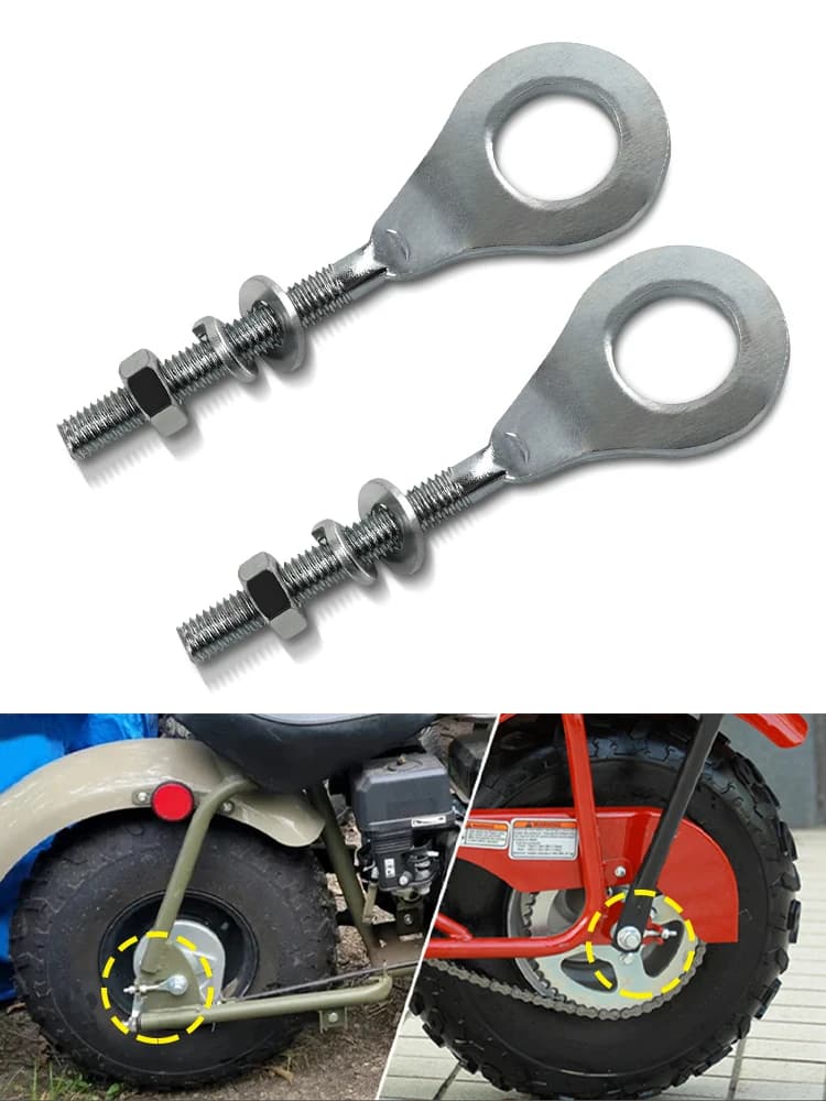 Tendeur de chaîne 15 mm (0,63 po) pour MB165 MB200 Coleman CT200u BT200x 50cc-125cc Z50R CRF50F CRF70F Dirt Pit ATV Quad