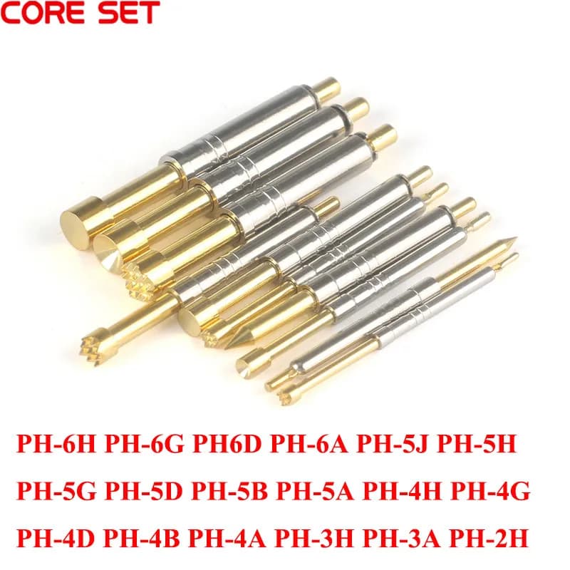 Sonde d'essai PH-6H PH-6G PH6D PH-6A PH-5J PH-5H neuf mâchoires plat rond sonde tasse illac pointe sonde rétractable test illac 10 pièces