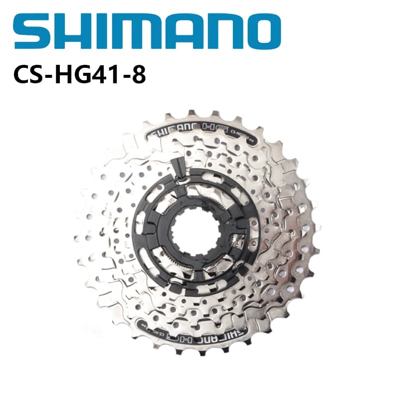 Shimano-Cassette de vélo de montagne, HG51, HG41, 7S, 8 vitesses, roue libre de vélo, volant d'inertie 7/8 vitesses, 11-28T, 11-32, 11-34T pour VTT