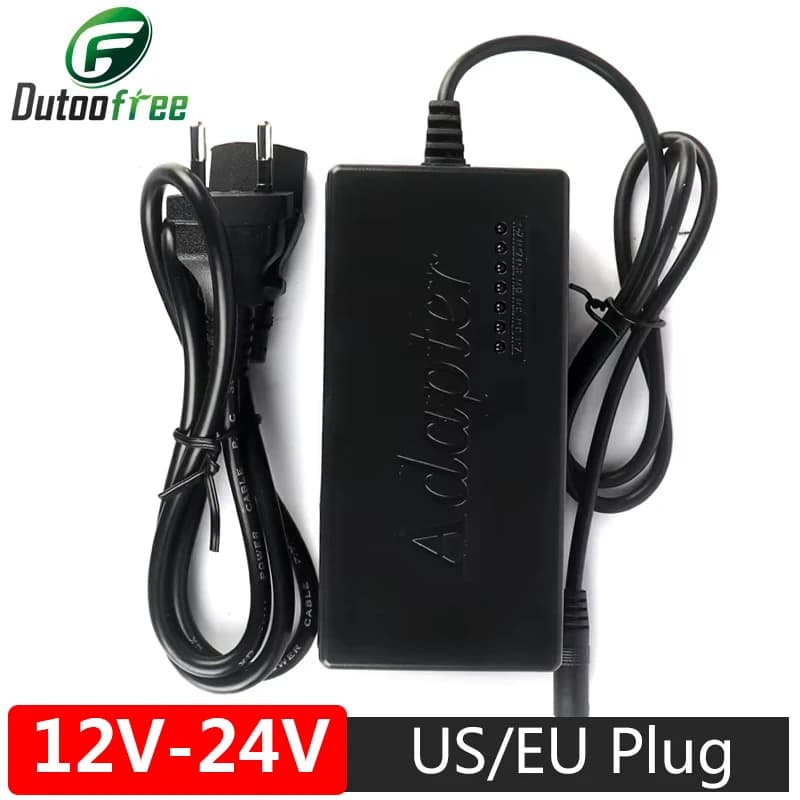1 ensemble d'alimentation 12V-24V, régulateur à 7 vitesses, adaptateur de scie de Table, régulateur de moteur, prise US/EU