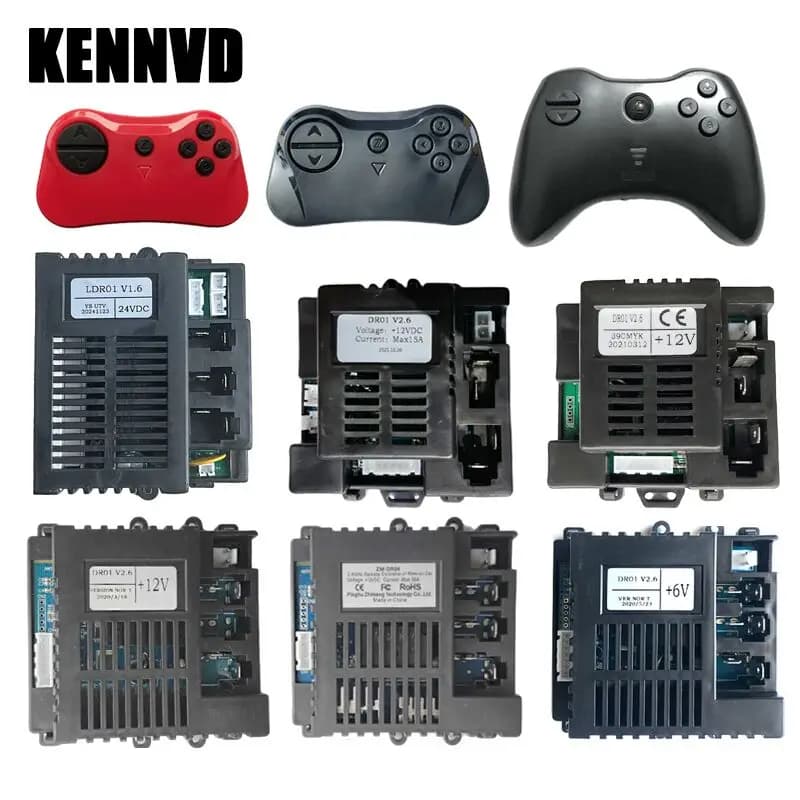 6V12V ZM-DR04 DR01 Vwracy 24V LDR01 V1.6 UTV Enfants Électrique Ride sur Voiture Télécommande Boîte Récepteur Contrôleur Carte Mère
