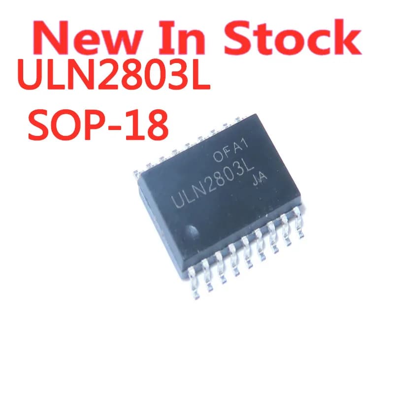 ULN2803AG ULN2803L ULN2803 SOP-18 8-way driver Darlington IC chip, en Stock, nouveau IC original, 5 pièces/lot