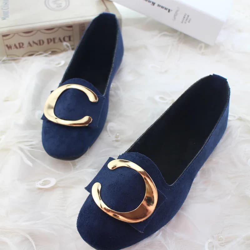 chaussures de marche chaussures fille robes de soirée grande tailleComemore – chaussures de Ballet pour femmes, mocassins à la mode, décontractées et confortables, peu profondes, grande taille 42 43,