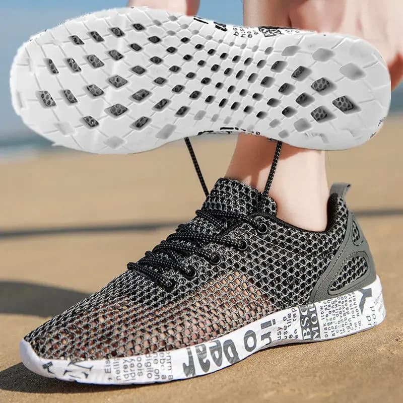 Haute qualité été hommes chaussures décontractées Aqua chaussures origine Air maille baskets mode mousse chaussures de Sport chaussures de plage chaussures d'eau