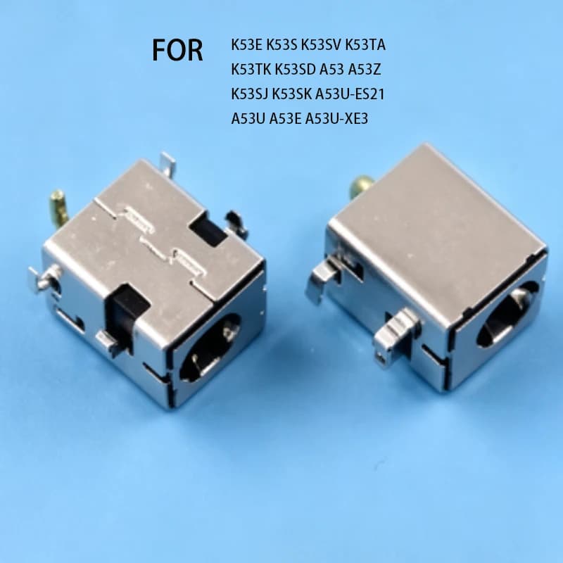 Connecteur de prise d'alimentation cc, 5 pièces, pour ASUS K53E K53S K53SV K53TA K53TK K53SD A53 A53Z K53SJ K53SK A53U-ES21 A53U A53E A53U-XE3