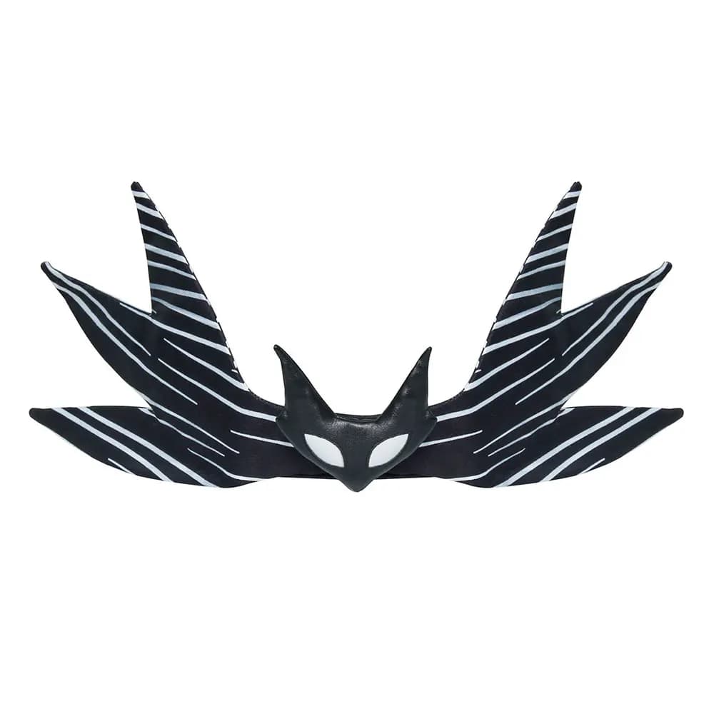 Jack nœud papillon grande rayure noire cravate noël Halloween Cosplay accessoires 1 pièces Takerlama