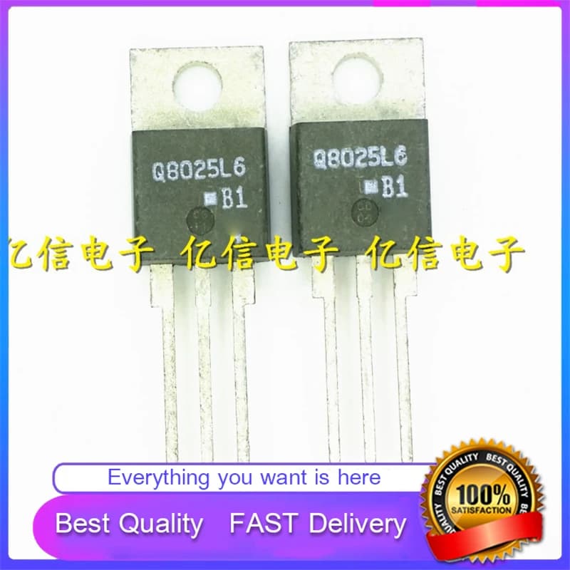 Thyristor Triode bidirectionnel haute puissance Q8025L6 (25A800V), 10 pièces/lot, nouveau, Original, bonne qualité, en Stock