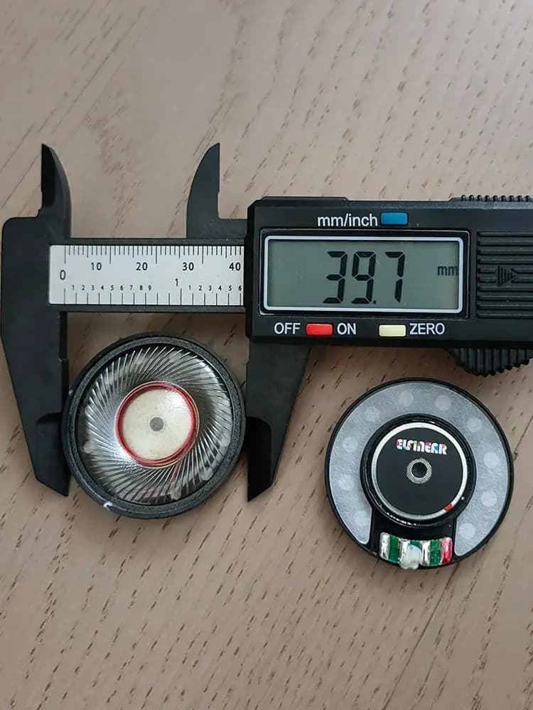 ELFINEAR 1 paire (2 pièces) 300ohm 40MM 50MM unités de haut-parleurs pour écouteurs à diaphragme en graphène