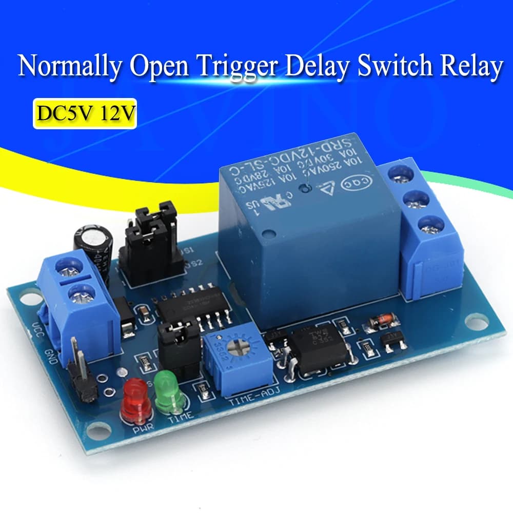 Javino – relais de retard de haute qualité, Module de commutation marche/arrêt avec minuterie DC 12V 5V Javino, 1 à 10 pièces