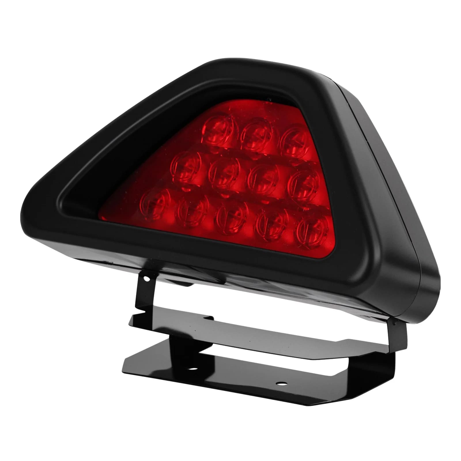 Feu antibrouillard universel pour voiture, Style F1, Triangle sportif, 12led, feu arrière de troisième voiture