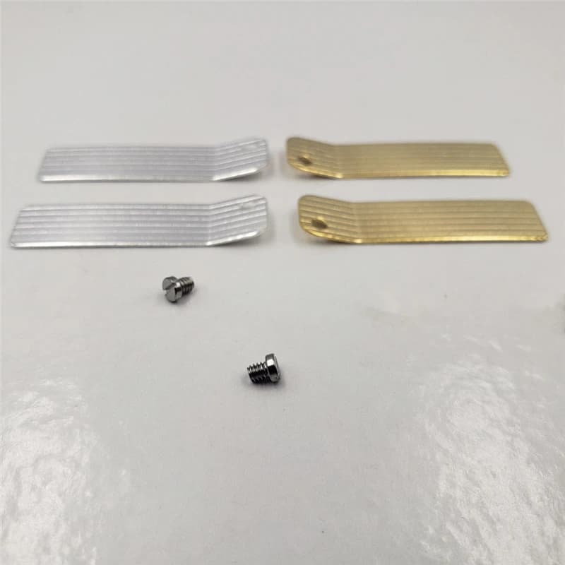 Couvercle supérieur de remplacement, vis de Clicker, plaque d'écho et feuille de panneau de réglage de vis pour pièces de réparation de briquet Dupont Ligne 2 L2
