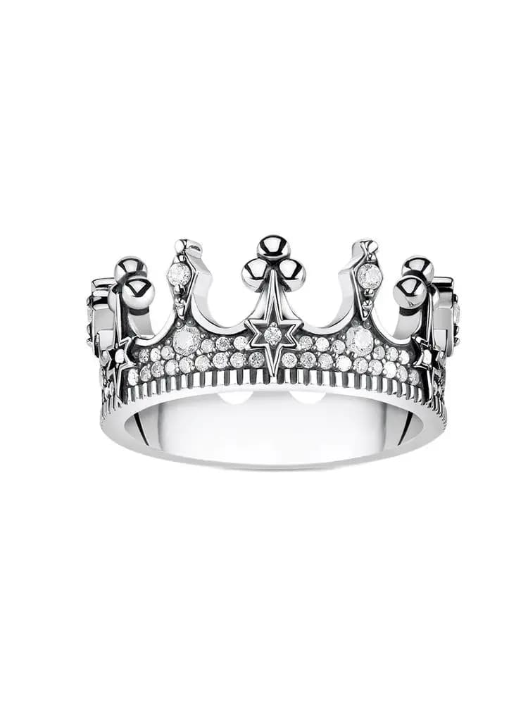 Bague couronne Vintage, bijoux fins romantiques en argent Sterling 925, tout nouveau Look Boho magique, cadeau d'été pour femmes et hommes