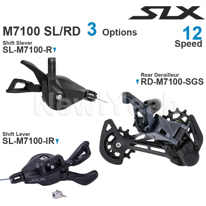 SHIMANO SLX M7100 Manette de vitesses SL-M7100-R SL-M7100-IR Dérailleur arrière RD-M7100-SGS 1x12 vitesses Pièces d'origine