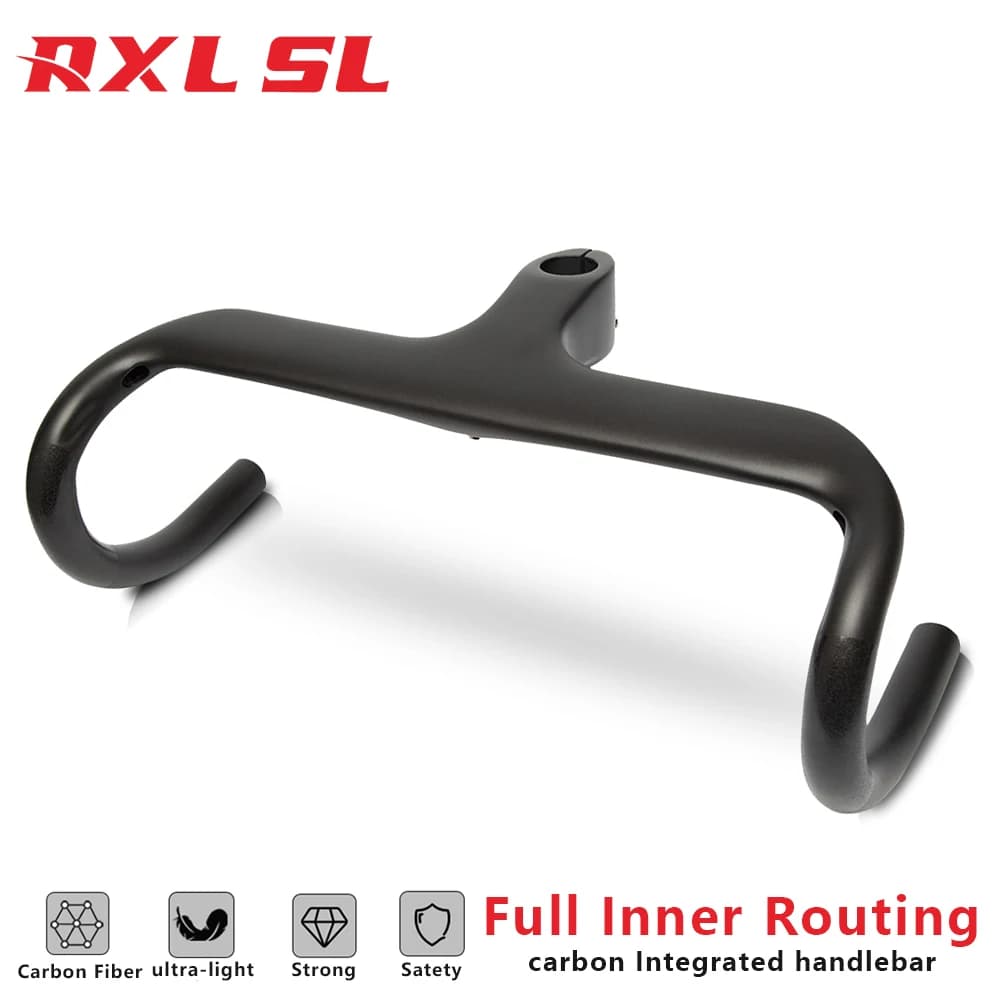 Guidon de vélo en carbone RXL SL 1-1/8 "barre de chute de route intégrée 400/420/440mm guidon de vélo mat UD