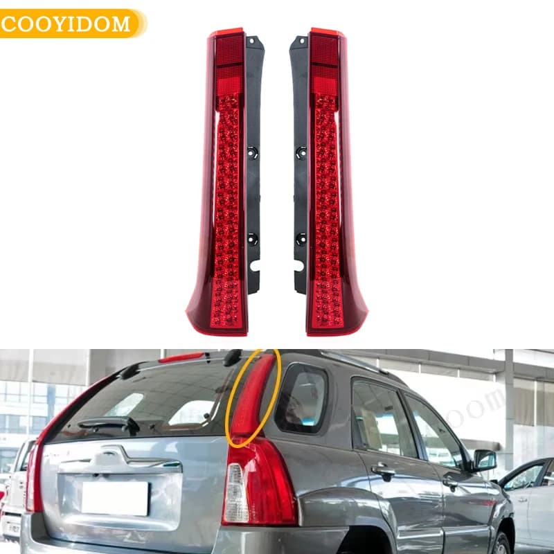 Feu arrière à LED, feu de position arrière, feu de brouillard, réflecteur de pare-chocs arrière, feu arrière pour KIA Sportage 2008 2009 2010-2012, ensemble pour voiture