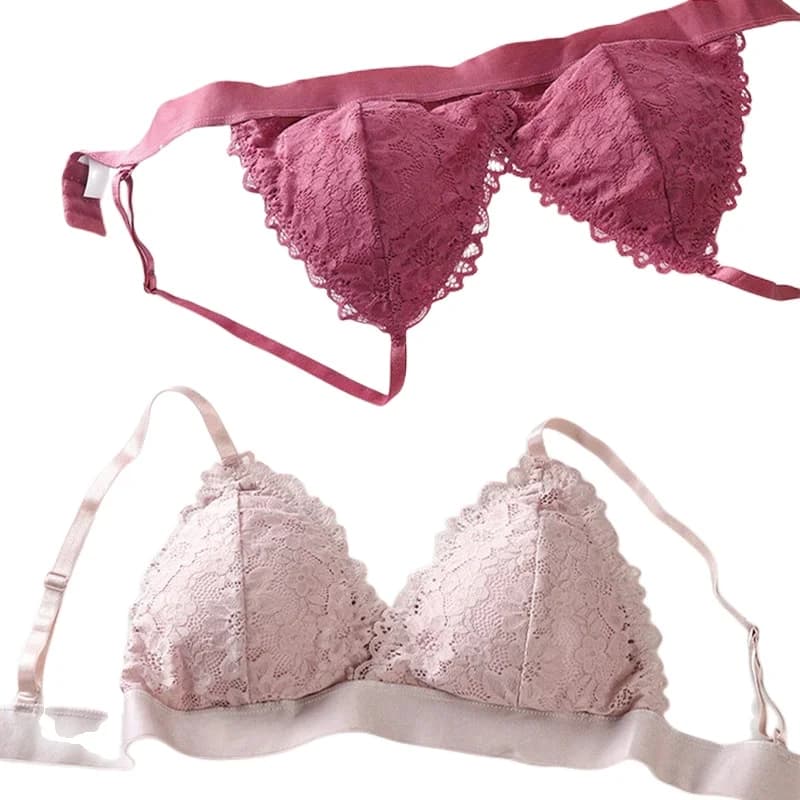 Soutiens-gorge en dentelle pour femmes, bralette dos nu, soutien-gorge rembourré, soutien-gorge sans armatures, brassière en dentelle florale, lingerie sexy pour femmes.