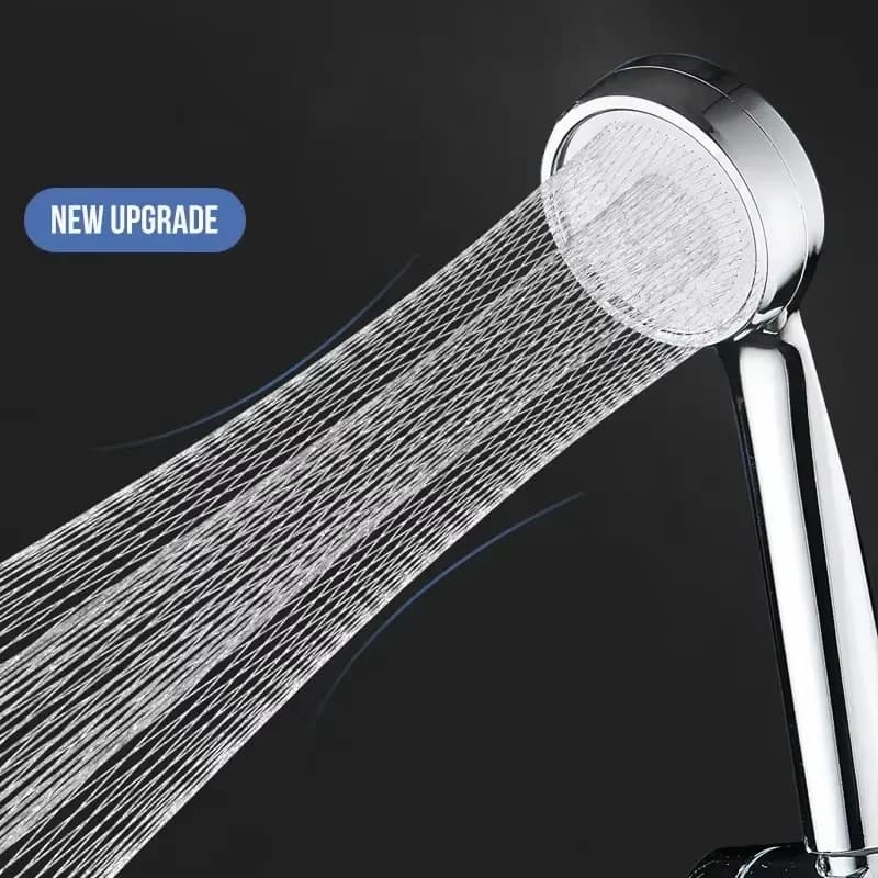 Pommeau de douche à haute pression, économie d'eau, accessoires de salle de bain, support chromé ABS, pommeau de douche, accessoires de salle de bain