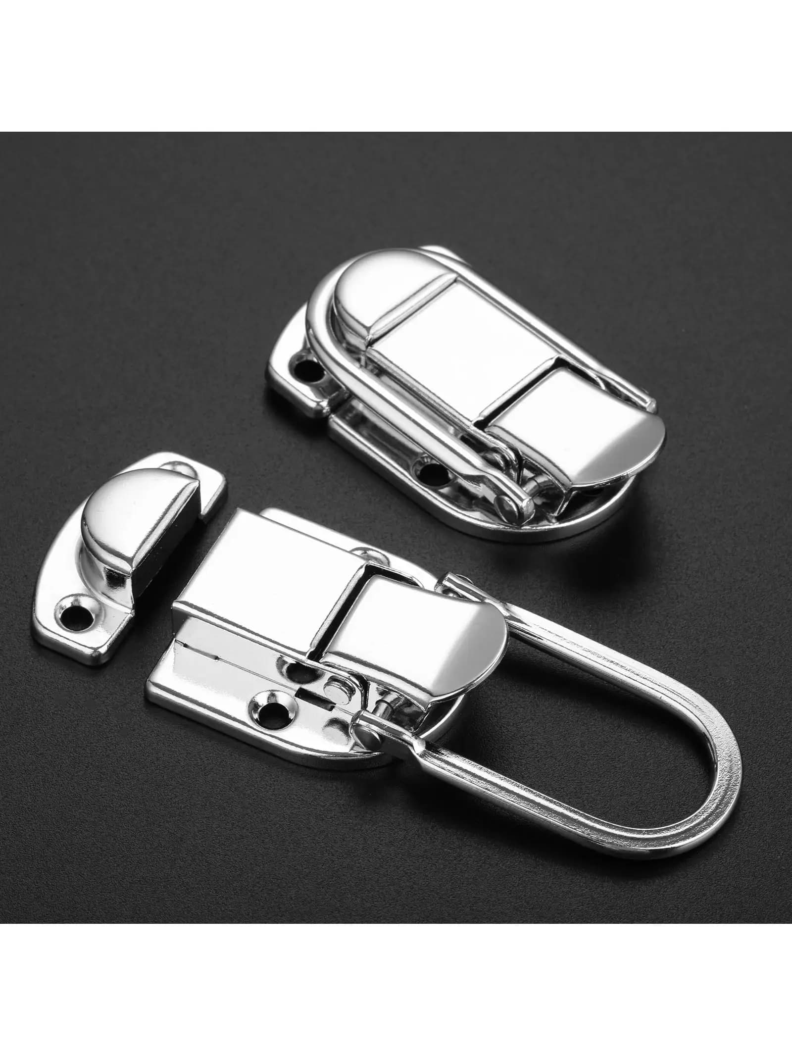 Boîte à outils en métal, loquet à bascule, boîtes à Air pour bagages, loquet à bascule pour guitare, étui de vol Musical, bouton de fermeture à nœud, 1 pièce