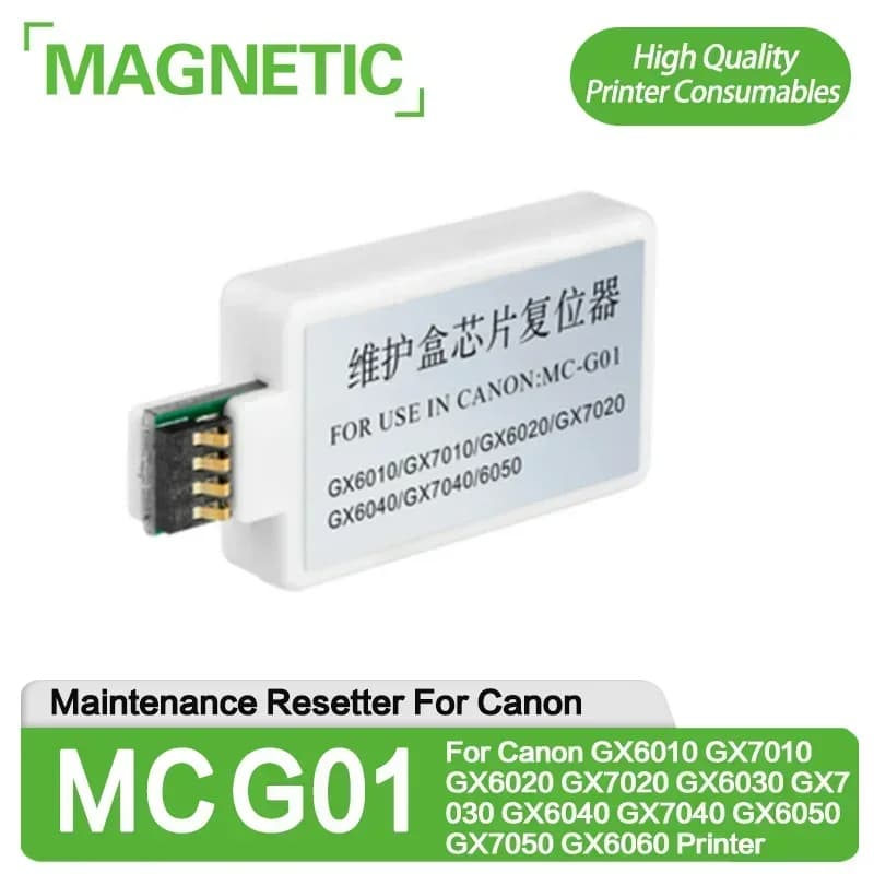 Réinitialiseur de Maintenance MC-G01 pour imprimante Canon GX6010 GX7010 GX6020 GX7020 GX6030 GX7030 GX6040 GX7040 GX6050 GX7050 GX6060
