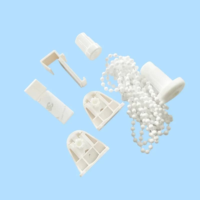 Obturateur de Rideau à Crochet Non Réglable en PVC, Accessoires de Fenêtre, Décor de Maison, Matériel de Traitements de Fenêtre, Stores Roulants Manuels, 1 Ensemble