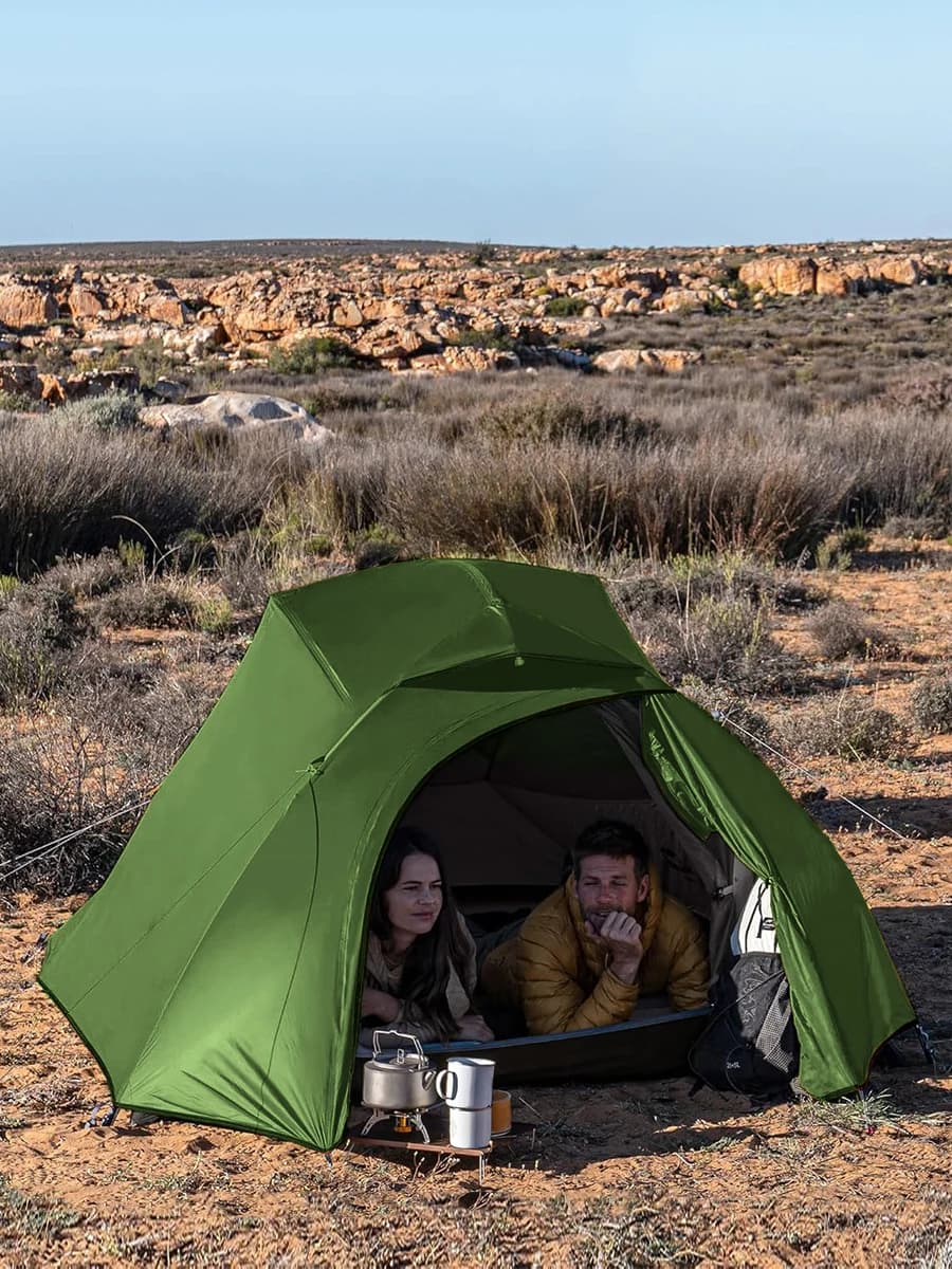 Natureifa-Tente de camping ultralégère Cloud Up 1 2 3 , double couche, étanche, pour randonnée en plein air, avec polymères gratuits