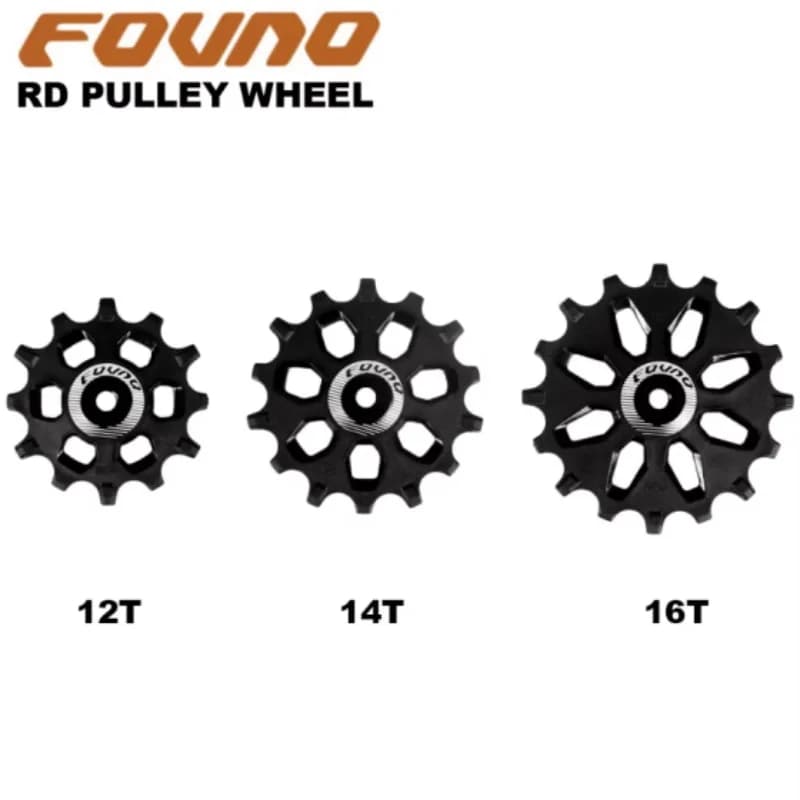 FOVNO – jeu de poulies de dérailleur arrière 12T 14T 16T, Support de roue à dents larges et étroites 7-12s pour Shimano Sram vtt, 1 pièce