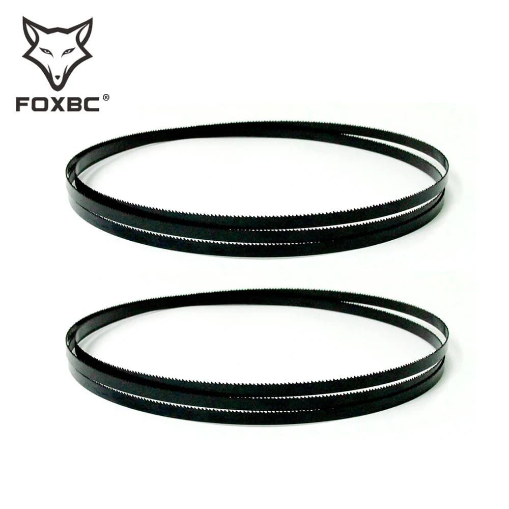 FOXBC – lames de scie à bande en carbone, 2240mm, 2 pièces, 6.35 10 13 largeur 6 14 TPI, travail du bois pour METABO BAS 315/316/317/318