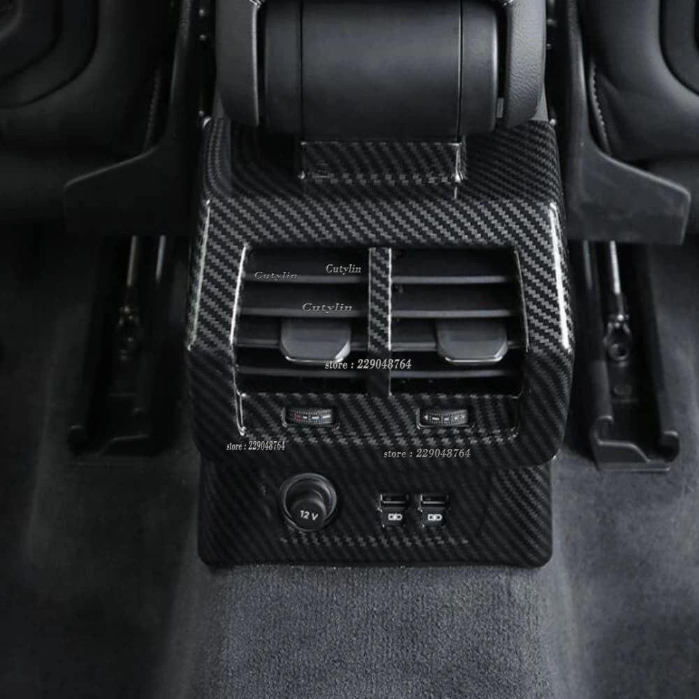 Accoudoir arrière pour Audi Q3 F3 2019 2020, accessoires d'intérieur, couvercle de ventilation, garniture de panneau de sortie AC, cadre de décoration