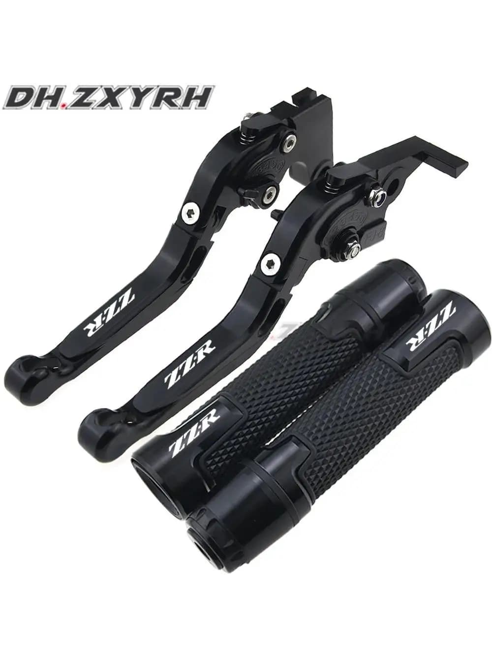Pour Kawasaki ZZR600 ZZR 600 2005 2006 2007 2008 2009 CNC levier d'embrayage de frein de moto poignées d'extrémité de barre de main extensibles et réglables