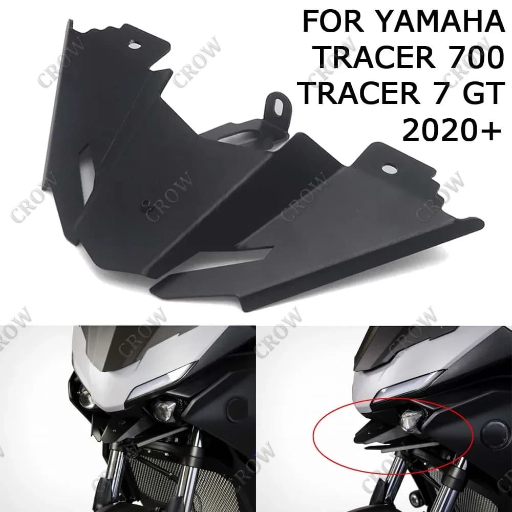 Becquet avant de moto en aluminium de haute qualité, pour YAMAHA TRACER700 Tracer 700 Tracer 7 GT 2020 2021, accessoires de moto
