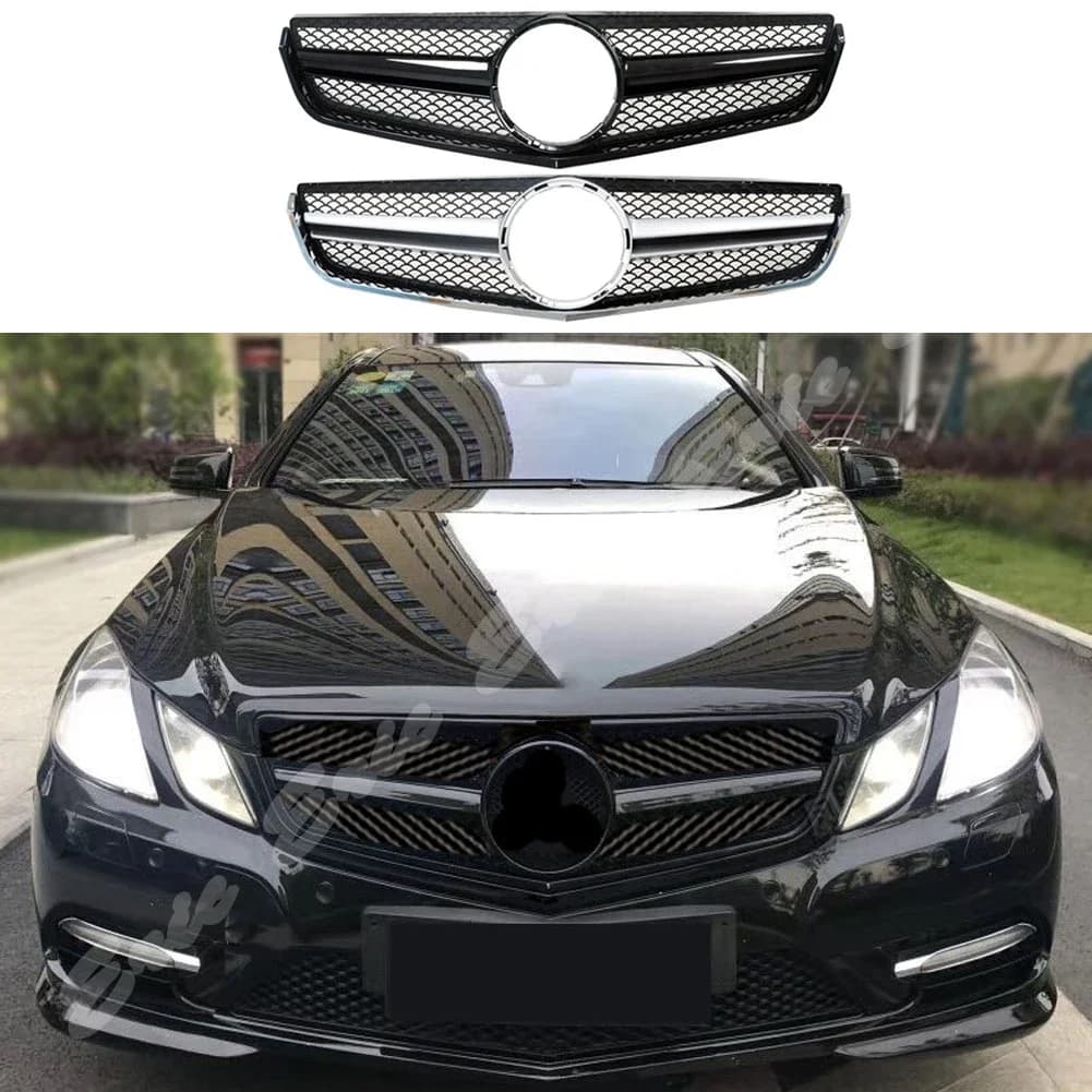 Couverture de calandre de levage de calandre de course de pare-chocs avant de voiture pour mercedes-benz W207 e-coupé E350 E400 E550 2009 2010 2011 2012 2013