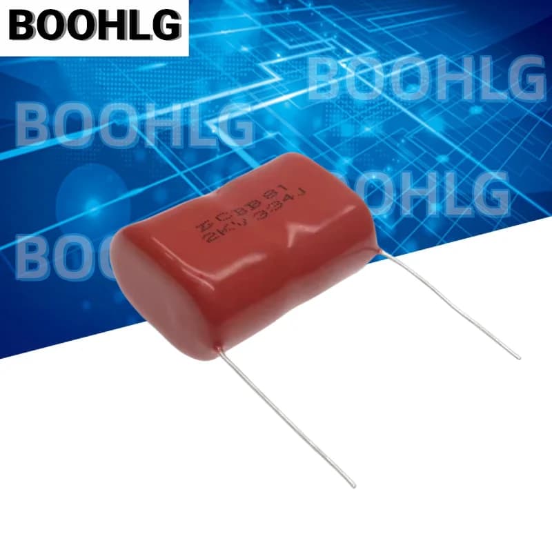 5pcs Condensateur à Film De Polypropylène Métallisé CBB81 2000V 334J 2KV 334 0.33UF 330NF Hauteur 25mm