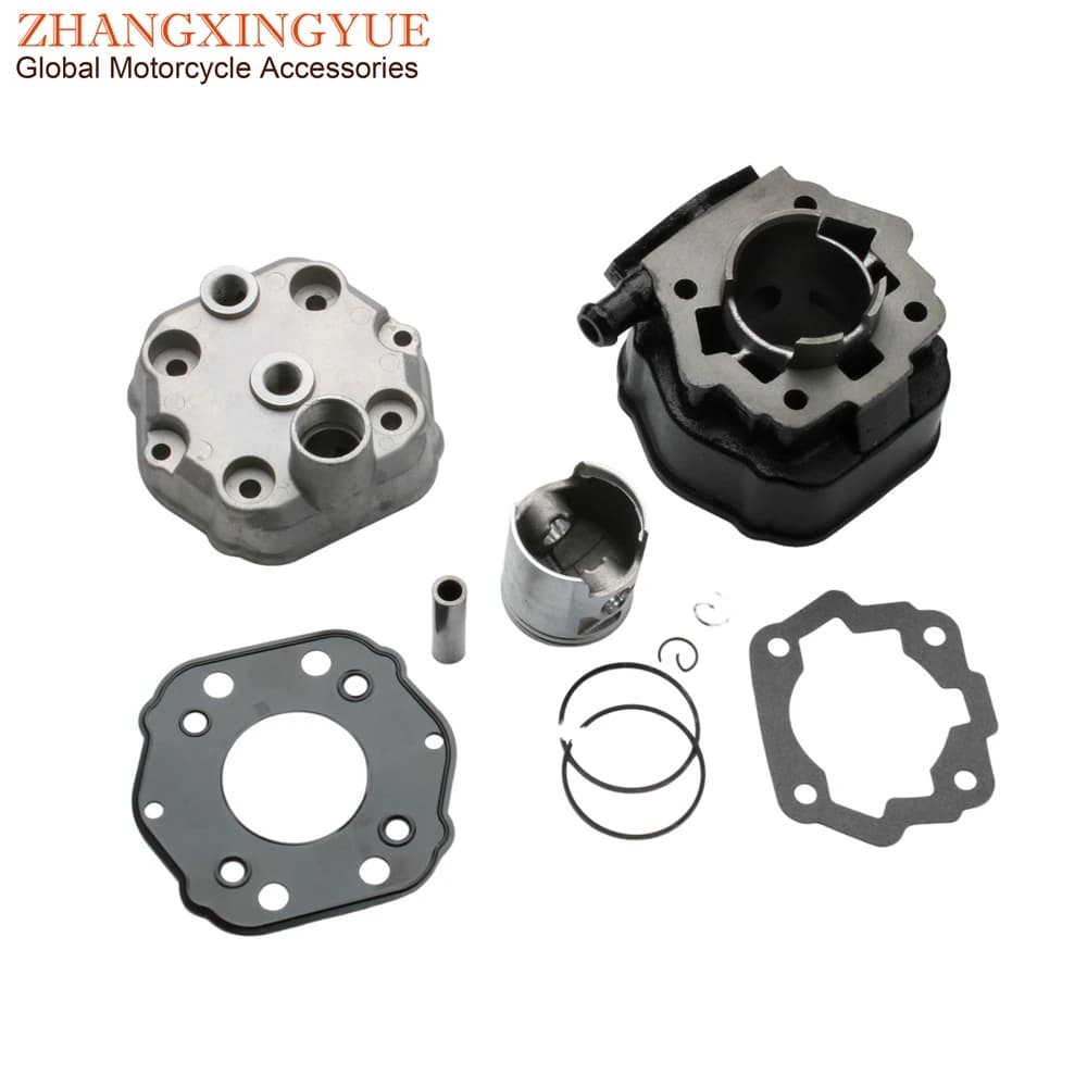 Kit d'intervalles Big Bore et tête, Derbi 50 Senda X-Race X-Trem Endflats SM EBS050 50cc Euro 2 2 2T, 70cc