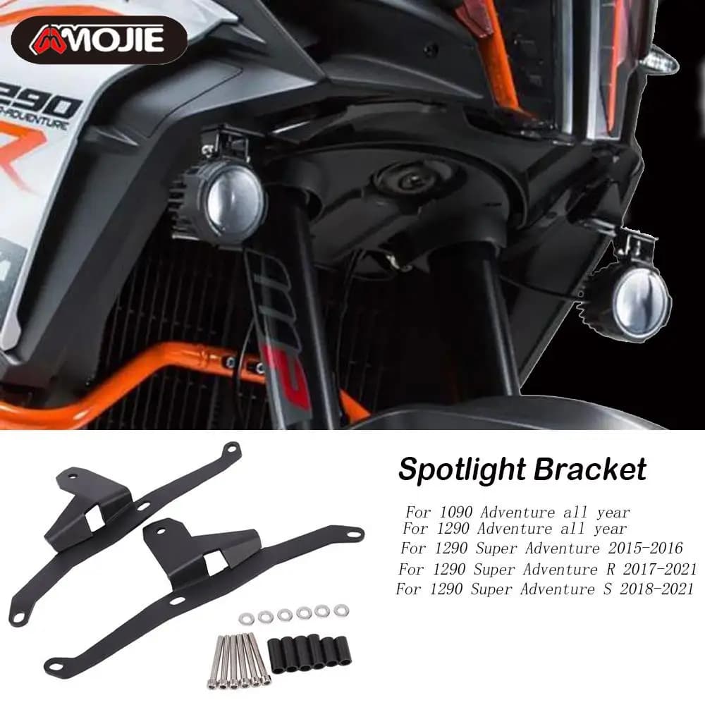 Lampe antibrouillard pour moto Adventure, support de budgétaire, support de Spot, Super ADV R S, 1090-1290, 1090, 1290, toute l'année, 2015