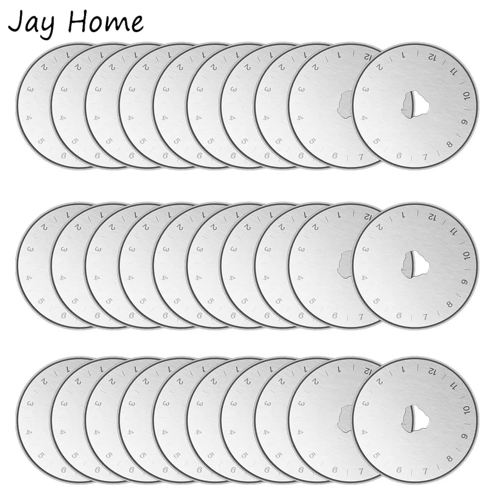 Lame de coupe rotative de 45mm, 10/5 pièces, lames rondes pour Quilting, lame de coupe rotative de remplacement pour tissu Quilting, artisanat de couture