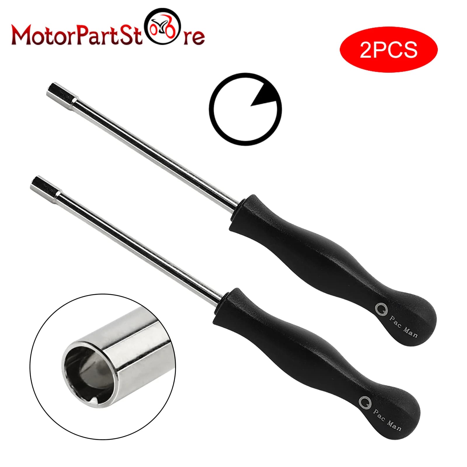 Outil de réglage de carburateur, tournevis Pac Man pour moteur 2 temps, outil de réglage de carburateur, outil de réglage de vitesse pour débroussailleuses et tronçonneuses