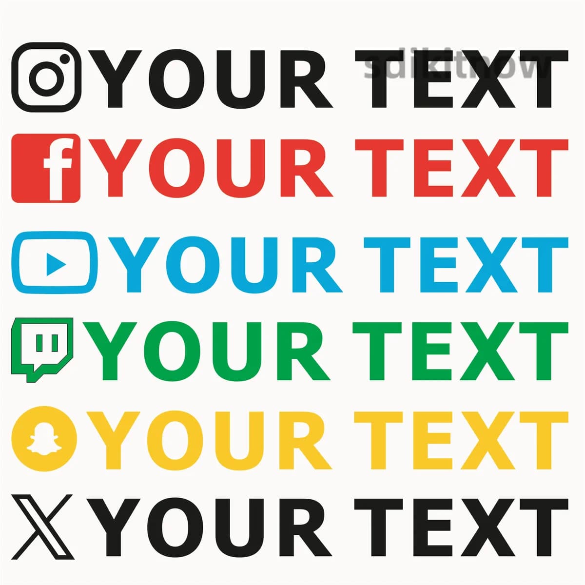 Autocollant personnalisé pour voiture et moto : texte, logo, nom, site web, Facebook, Instagram, Twitter, YouTube, Snapchat, pour mariage, bar, réseaux sociaux.