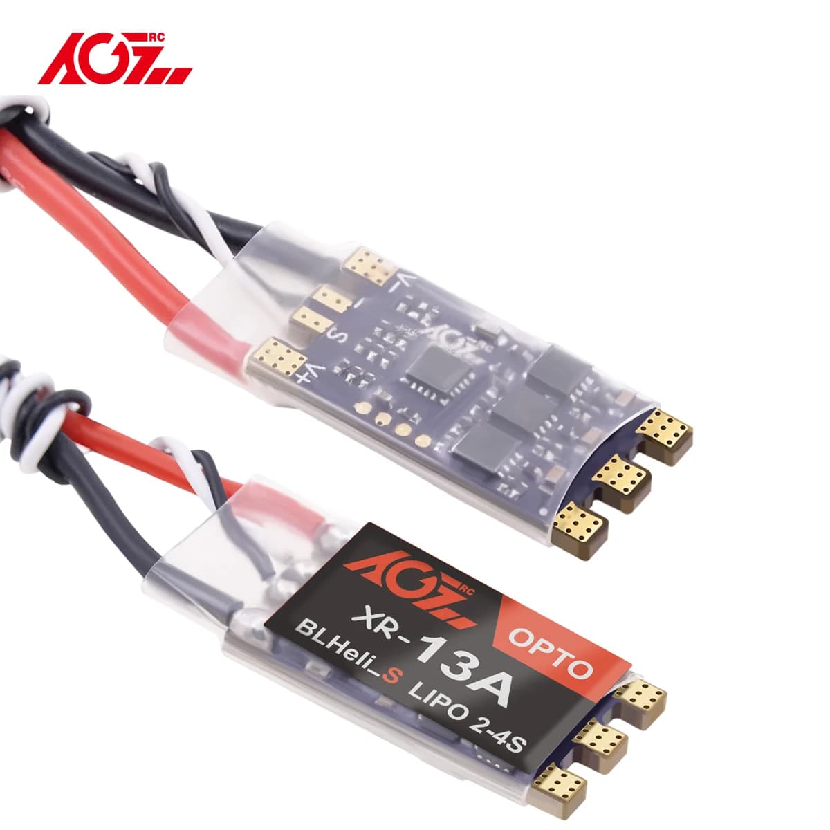AGFRC XR-13A Brushless 13A ESC DSBathroom Tfemelle BLHeli_S 2-4S Lipos Contrôleur de Vitesse Électronique pour FPV QAV Drone Multirotor Quadcopter