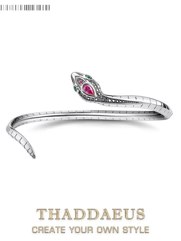 Bracelets serpent Style européen, bijoux fins pour femmes, Style bohémien, tout nouveau, cadeau de printemps en argent Sterling 925