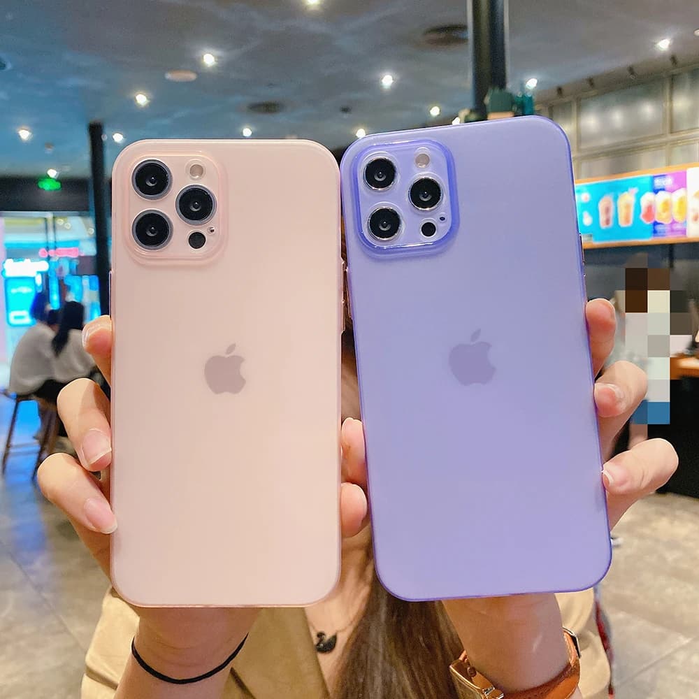 Coque de téléphone en silicone liquide 256 pour iPhone, coque ultra fine, coque souple antichoc, iPhone X XS Poly 11 12 13 Mini 14 15 16 Pro Max Plus, 0.2mm