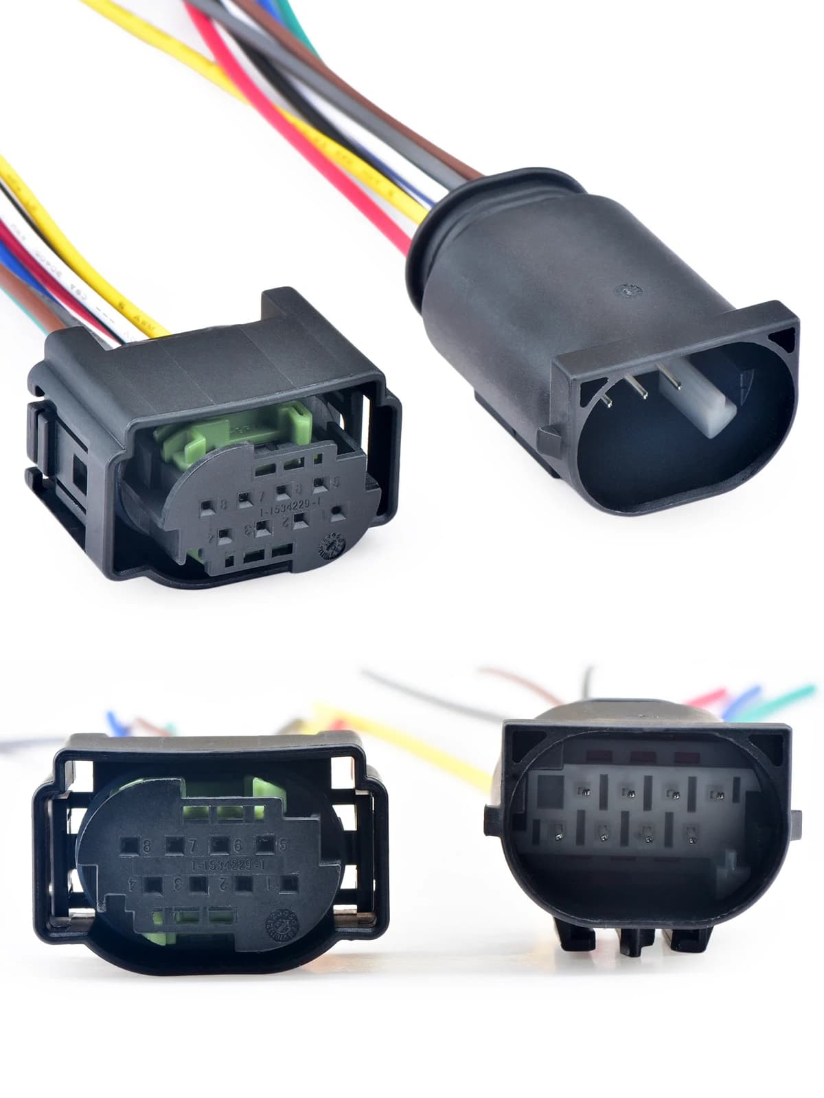 Connecteur de capteur radar électrique ACC automobile 8 broches pour assistance au changement de voie 4F0 972 708 1-1534229-1 4F0972708