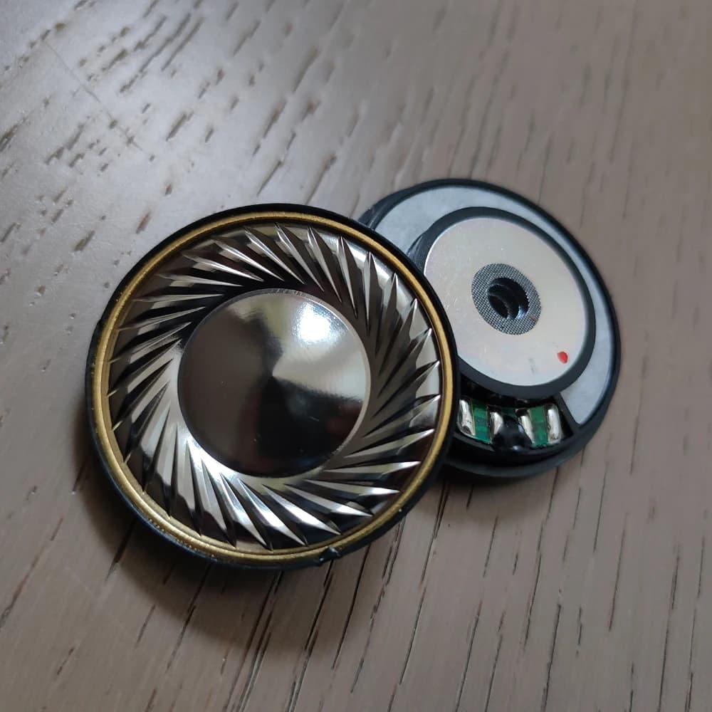 ELFINEAR-Haut-parleur de téléphone de sauna à gamme complète en titane, unité de pilote de basses et de médiums, 40mm